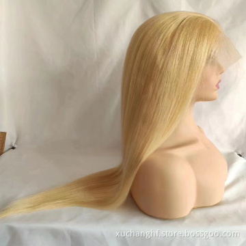 613 Frontal Wigs For Black Women Human Hair Virgin Cuticle Aligned Hair Blond Hd Lace Front Wig Straight 613 Full Lace Wigs